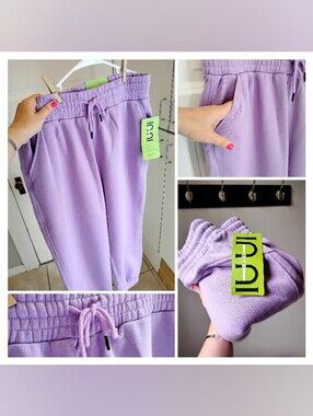 NWT Lilac Ultra Plush Draw Sweatpants